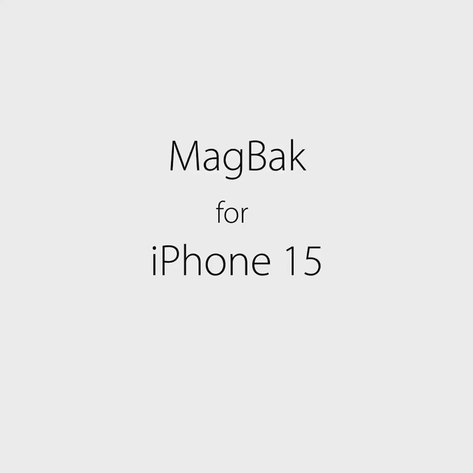 MagBak for iPhone 15 Colors!
