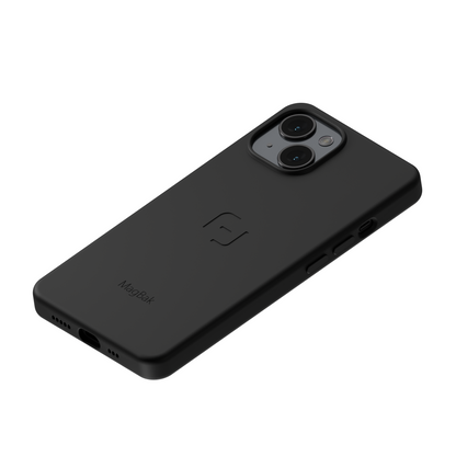 iPhone 15 black case back bottom and side view | MBC15-BKS1