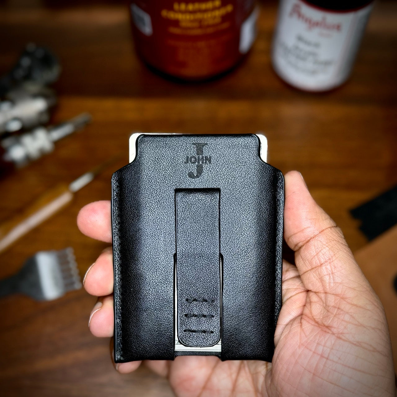 Nappa Engraved | MBWLT-BK