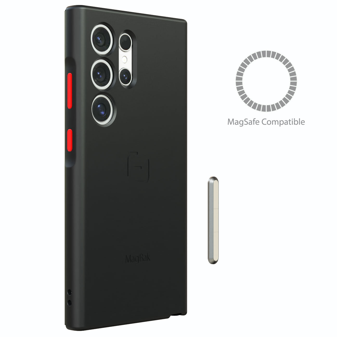 MagBak Classic for Galaxy S24 Ultra with MagStick | MBS24U-BKS1